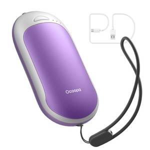 lot 42454 image: OCOOPA Quick Charge Rechargeable Hand Warmer, Electric Hand Warmer Power Bank PD, 3 Levels Heating Handwarmers, Up to 8hrs, Camping Gear, Hunting Golf Gifts for Men, Raynauds Must Haves, HotPal PD