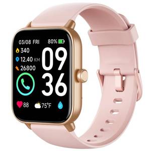 lot 42463 image: Woneligo Smart Watch for Women,Fitness Watch(AnswerMake Call),Alexa Built-in, 24H Heart Rate Sleep Blood Oxygen Monitor,5ATM Waterproof,100 Sports Modes Step Calorie Watches for iOS&Android Phones