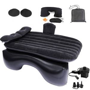 lot 42488 image: Onirii Inflatable Car Air Mattress Back Seat Bed,Car Beds Thickened Car Camping Air Mattress Bed with Air Pump,55�35 Portable Car Travel Mattress,Car Sleeping Mattress Bed for Car Universal SUV