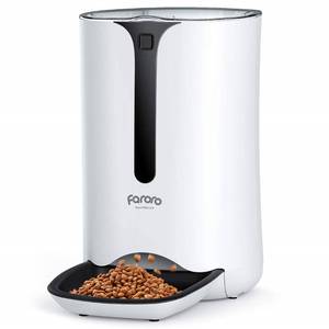 lot 42489 image: Faroro 7L30 Cups Automatic Cat Feeder, Cat Food Dispenser with Portion Control, 1-5 Meals Per Day, Dual Power Supply, 10s Voice Recording for Cats and Small Dogs