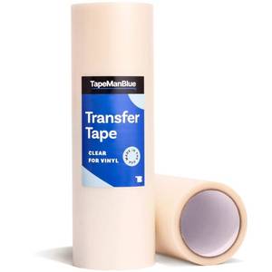 lot 42493 image: Clear Transfer Tape for Vinyl - 12 x 100 Roll, Made in USA, Premium Vinyl Transfer Tape for Cricut & Silhouette Cameo, Medium to High Tack Transfer Tape for Cricut Vinyl Crafts, Decals & Letters
