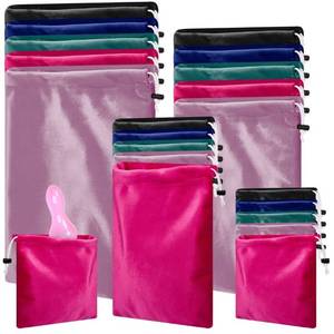 lot 42573 image: 20 Pcs Adult Game Toy Storage Bags Drawstring Gift Bags Pouches for Toys Lightweight Ditty Stuff Pouch Multi Purpose Foldable Compact Home Travel Toy Bag Sunglasses Pouch Case, 4 Sizes (Classic)