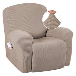 lot 42577 image: H.VERSAILTEX Super Stretch Recliner Cover Recliner Couch Covers Recliner Chair Cover Form Fitted Non Slip Reclining Slipcovers for Standard Large Recliner, Soft Thick (Sand - 1 Pack)