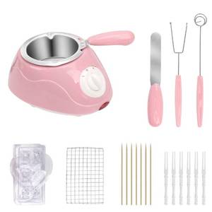 lot 42655 image: Freehawk Chocolate Melting Pot,Chocolate Melting Warming Fondue Set,Mini Electric Heated Choco Melting Pot for making Chocolate