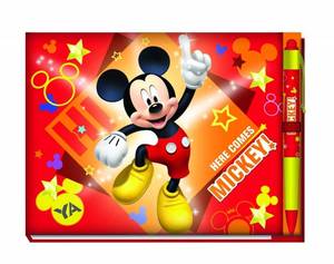 lot 42674 image: Disney Mickey Deluxe Autograph Book with Pen