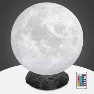 lot 42690 image: TOOGE 2023 Newest Moon Lamp 7.1in Rotating Large 16 Colors 3D Hanging Moon Light - White Elephant Gifts for Adults - Gift for GirlsBoysKidsTeenWomenMen