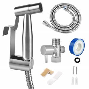 lot 42742 image: Bidet Sprayer for Toilet, Hand held Stainless Steel Toilet Bidet Sprayer Kit with Hose, Easy Install Bidet Attachment for Toilet, Bidet Sprayer for Personal Hygiene, Toilet Clean, Baby Diaper Cloth