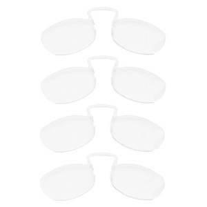 lot 42776 image: COVESATO Mini Armless Nose Clip Reading Glasses for Women Men Slim Thin Nose Pinching Lightweight Legless Readers(4 pairs,1.50)