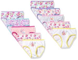 lot 42788 image: My Little Pony girls Underwear Multipacks Briefs, 10pk, 6 US