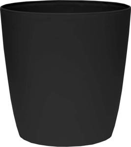 lot 45815 image: The HC Companies 10 Inch Aria Round Self Watering Planter - Plastic Plant Pot for Indoor Outdoor Plants Flowers Herbs, Matte Black