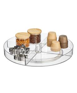 lot 45816 image: Nate Home by Nate Berkus 18 Divided Turntable with 4 Compartments