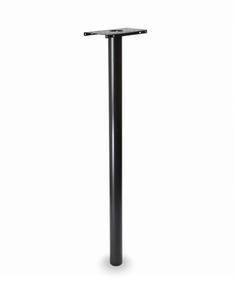 lot 45846 image: Architectural Mailboxes 7516B-10 Pacifica In-Ground Steel Mailbox Post, Alloy Steel, One Size, Black