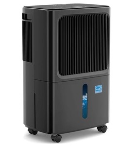 lot 45857 image: VEAGASO 2,500 Sq.Ft Dehumidifier for Basement with Drain Hose, 34 Pint Dehumidifiers for Home, Bathroom, 3 Operation Modes, Intelligent Humidity Control, Child Lock, 24H Timer (Black)