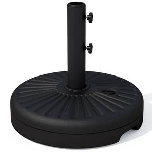 lot 45883 image: JEAREY 22L Patio Umbrella Stand, Outdoor Umbrella Base Water Filled Stand, Market Patio Outdoor Heavy Duty Umbrella Holder (Black)