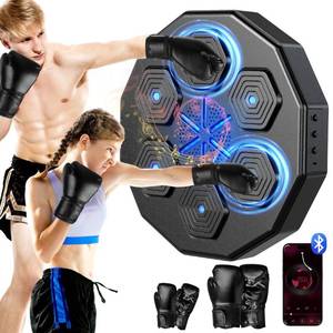 lot 45916 image: BEEWAY 2024 New Music Boxing Machine, Upgraded 2.0 Smart Bluetooth Music Boxing Parent-Child Games, Wall-Mounted Exercise Equipment for Home Exercise New Fitness