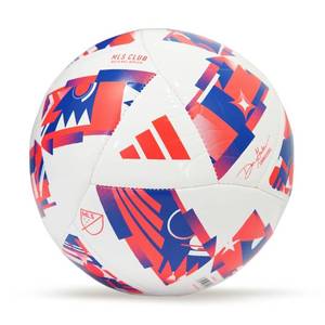 lot 45923 image: adidas MLS Club Soccer Ball, WhiteSolar RedGlory Blue, 1