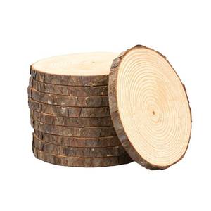 lot 45927 image: Set of (12) 7-8 inch Wood Slices for centerpieces Wood Slice centerpieces, Wood Rounds, Tree Slices (12 Pack)