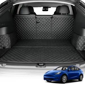 lot 45937 image: JOYTUTUS Trunk Mat Cargo Liner for Dog Compatible with Model Y, Waterproof Dog Car Seat Covers Protector All-Weather Pet Rear Trunk Cover fits Model Y 2022 2021 2020-5 Seater (Not fit 2023)