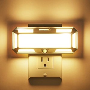 lot 68771 image: Bright Night Light, LOHAS Night Lights Plug into Wall, 0-250LM LED Night Light, Dusk to Dawn Sensor, 2W Dimmable Night Light, Soft White 3000K for Bathroom, Hallway, Bedroom, Adults,Kids Room Stairway