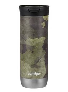 lot 68773 image: Contigo Huron Vacuum-Insulated Stainless Steel Travel Mug with Leak-Proof Lid