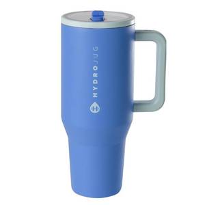 lot 68788 image: HydroJug Traveler - Modern 40 oz Tumbler with Handle & Simple Flip Straw - Car Cup Holder Friendly, Leak Resistant Water Bottle-Reusable Insulated Stainless Steel & Rubber Base - Gifts for Women & Men