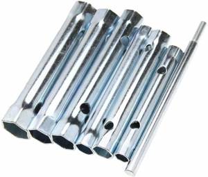 lot 68799 image: 6PCS Dual-Ended Wrench Socket Plumber Back Nut Tap Spark Plug Spanner Set Extended Spark Plug Wrench