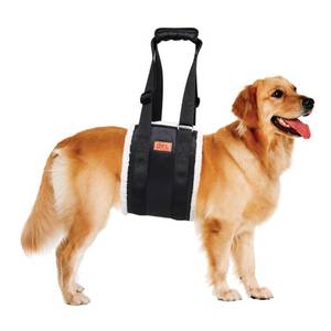 lot 68816 image: 4-150 lbs Dog Lift Harness Adjustable Dog Sling for Large Dogs Lift Support and Rehab Harness for Weak Rear Legs, Soft Hind Leg Support Helps Senior, Injured, Disabled and After ACL Surgery(X-Large)