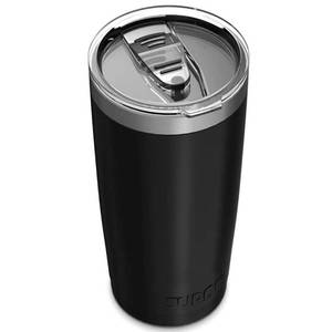 lot 68820 image: Juro Tumbler 20 Oz Stainless Steel Vacuum Insulated, with Lids and Straw Travel Mug Double Wall Water Coffee Cup for Home, Office, Outdoor Works Great for Ice Drinks and Hot Beverage - Black