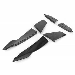 lot 68828 image: Aramox Front Splitter, Pair Front Lip Splitter Bumper Side Fins Carbon Fiber Body Spoiler Fit for 3��Series F80 M3 15��19