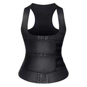 lot 68831 image: HOPLYNN Neoprene Sauna Sweat Waist Trainer Corset Trimmer Vest for Women, Waist Cincher Body Shaper Black Medium 02