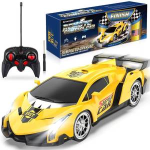 lot 68832 image: Growsland 2023 Remote Control Car, RC Cars for Kids 118 Electric Toy Car Hobby Racing Car Toys with Lights & Controller, Christmas Birthday Gift for 3 4 5 6 7 8 9 Year Old Boys Girls
