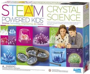 lot 69795 image: 4M Deluxe Crystal Growing Combo Steam Science Kit from STEAM Powered Kids, For Boys & Girls Ages 10
