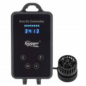 lot 69839 image: hygger Quiet Magnetic Aquarium Wave Maker, 1600GPH DC 12V Powerhead with Digital Led Display Controller, Submersible Water Inverter Circulation Pump for Fish Tank 3-25 Gallon