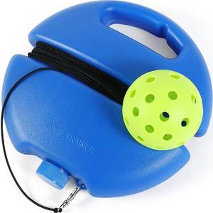 lot 69843 image: Spectent Match Buddy Pickleball Trainer, Featuring A Rope and Carry Bag, is an Ideal Training Tool Suitable for Adult or Child Beginners.
