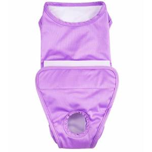 lot 69864 image: Full Body Dog Diaper with a Puppy Nappies Physiological Dog Surgery Recovery Suit for Dogs Cats After Surgery, Soft Breathable Pet Bodysuit Alternative Surgical Suit Puppy Wear (Purple, X-Large)