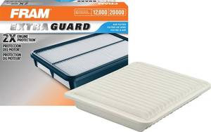 lot 69893 image: FRAM Extra Guard CA10163 Replacement Engine Air Filter for Select 2005-2022 Toyota Tacoma (2.7L), Provides Up to 12 Months or 12,000 Miles Filter Protection