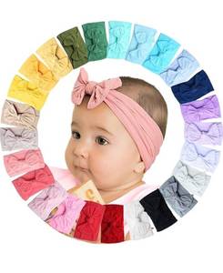 lot 69906 image: 25 Colors Baby Bows Headbands For Baby Girls,Newborn Infant Toddler Hairbands and Child Hair Accessories