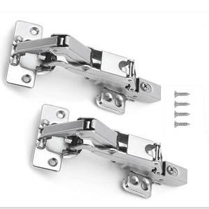 lot 69925 image: 165 Degree Corner Cabinet Hinges 2 Pack Full Overlay Hydraulic Concealed Soft Closed Cabinet Hinges Zishengho Frameless for Lazy Susan Corner Cupboard Kitchen Folding Door 1 Pair