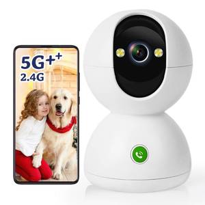 lot 69945 image: Uniter 2.5K 4MP Baby Monitor with Camera and Audio, 360° PanTilt Pet Camera with Phone App, 2.45GHz WiFi Indoor Security Camera, Color Night Vision, 2-Way Audio, Motion Detection Tracking