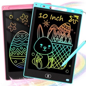 lot 69947 image: KTEBO 2 Pack LCD Writing Tablet for Kids 10 inch, Preschool Toys for Baby Girl Boy, Toddler Drawing Board Toy for Ages 2-4 5-7 6-8 9 8-12 Years Old, Easter Basket Stuffers for Kids