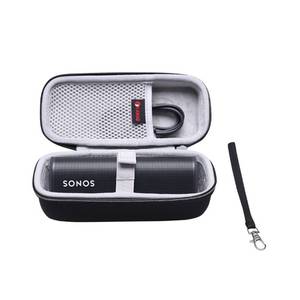 lot 69986 image: XANAD Travel Case for JBL Flip 4 or Sonos Roam 21 Portable Wireless Smart Bluetooth Speaker - Carrying Organizer Storage Bag