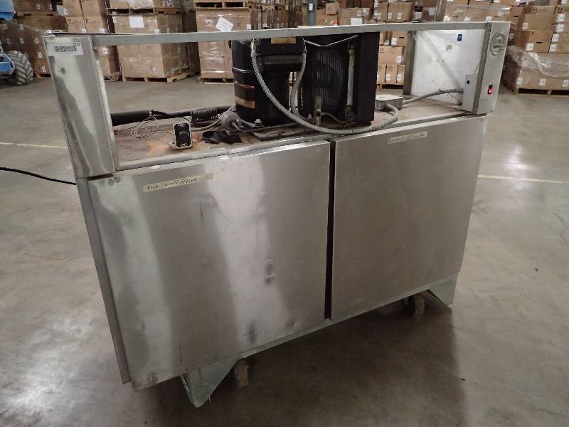 lot 57 image: Overhead 2 Door Freezer