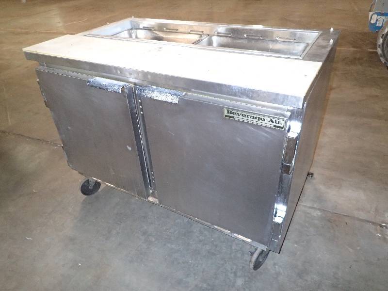lot 56 image: Beverage Air Refrigerated Prep Table