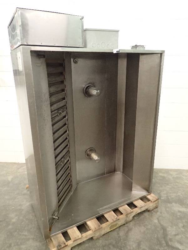 lot 11 image: Captiveaire 60in Wide Stainless Hood w Fire Suppression System
