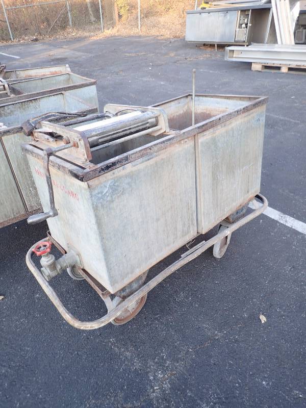 lot 115 image: Antique Washing Station on Large Casters