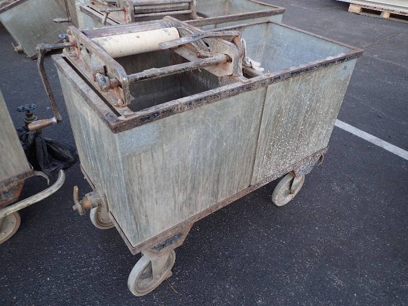 lot 116 image: Antique Washing Station on Large Casters