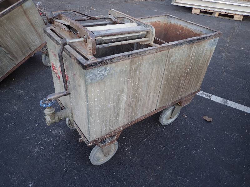 lot 118 image: Antique Washing Station on Large Casters