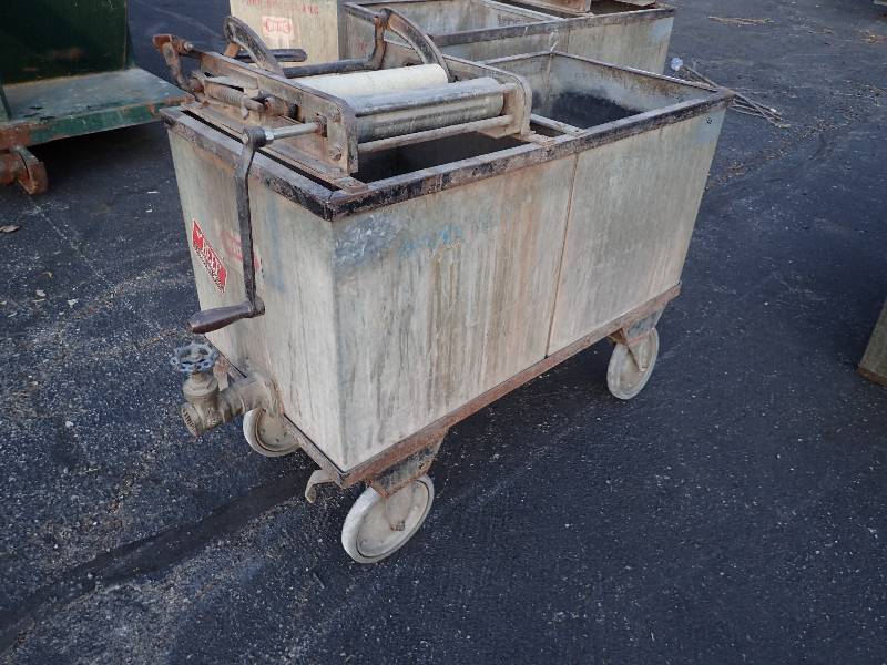 lot 120 image: Antique Washing Station on Large Casters