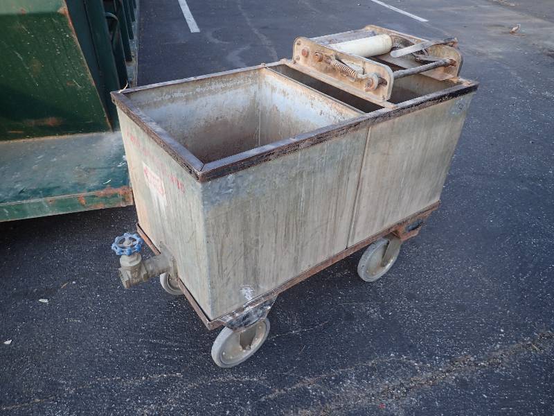 lot 122 image: Antique Washing Station on Large Casters