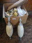 Lot of large outdoor Christmas bulbs/ornaments